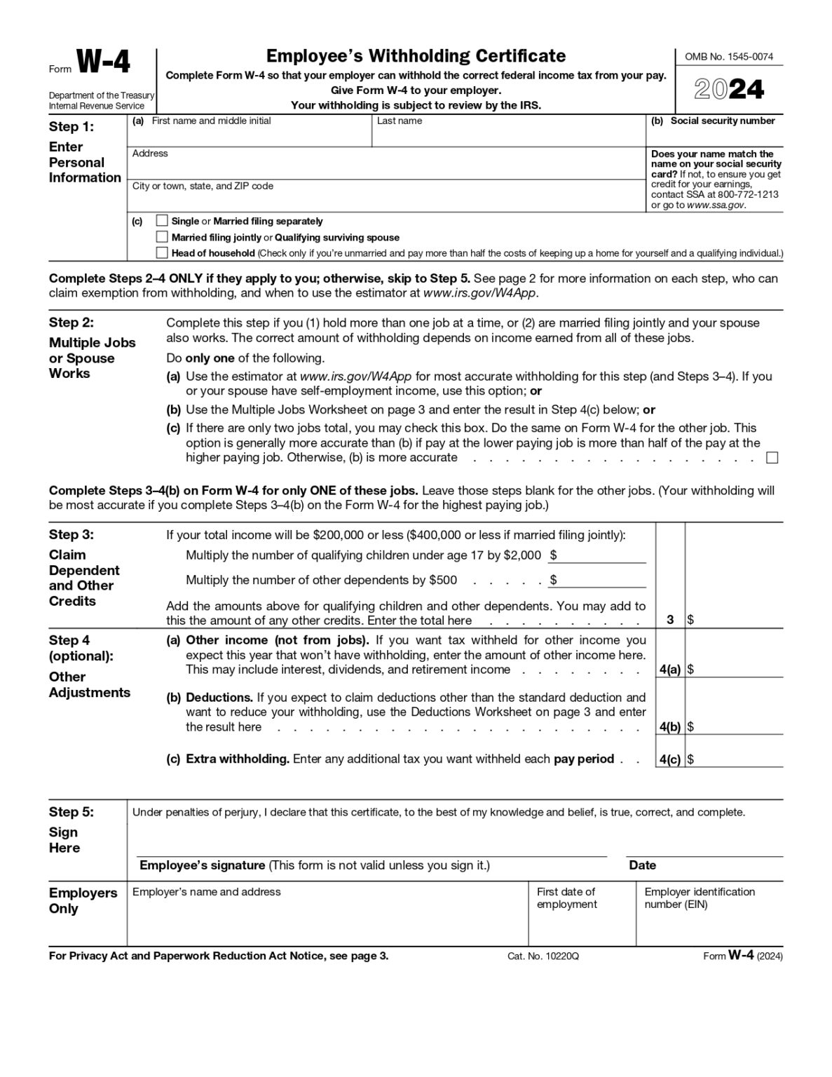 2024 Irs Tax Forms Printable 2024 Coreen Lucita