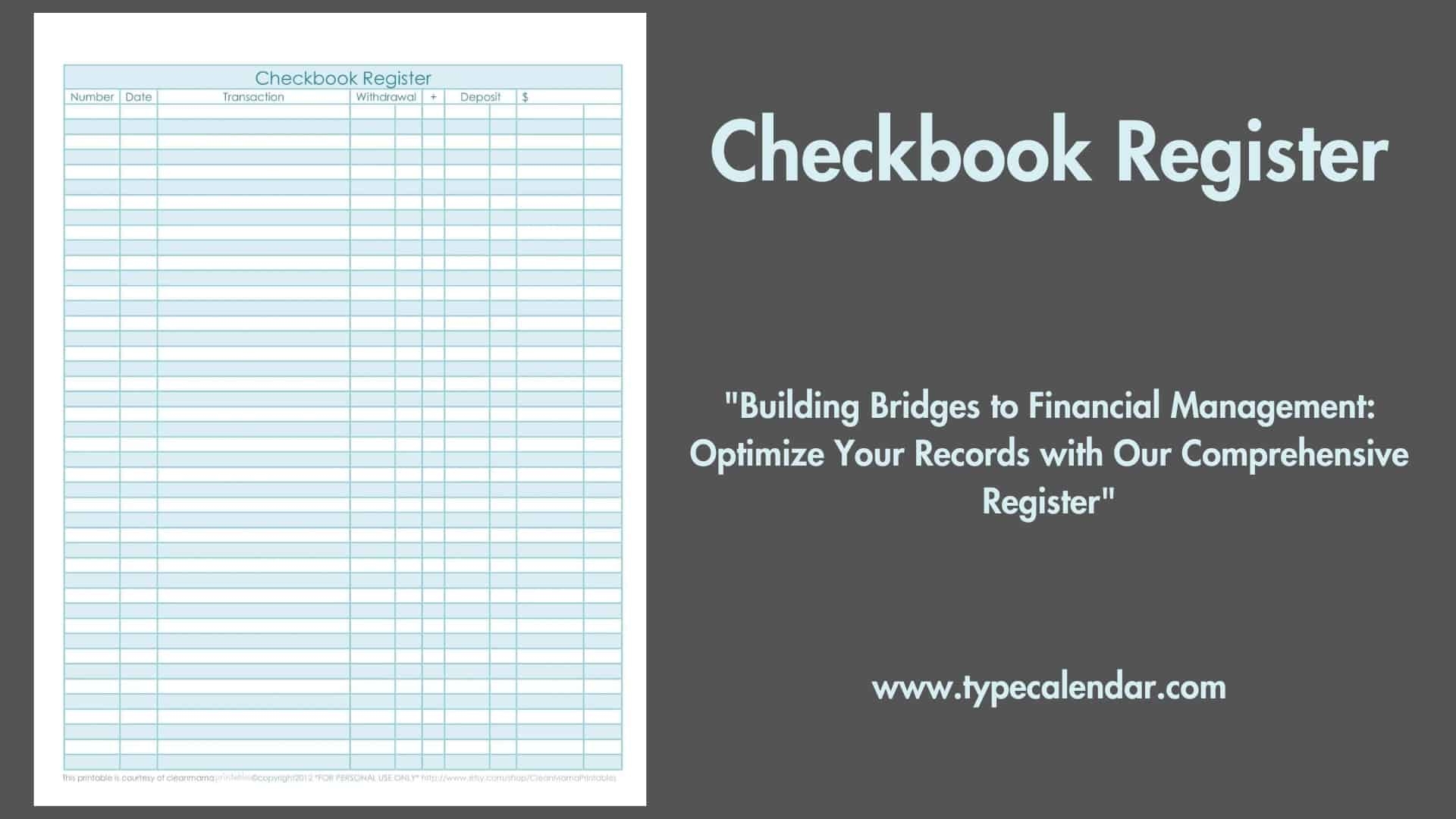 2025 Calendar Images Printable Checkbook Register Elfie Helaina