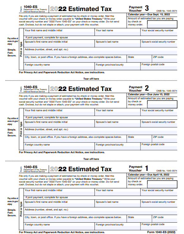 2025 Estimated Tax Forms Printable Tahoma Pearl