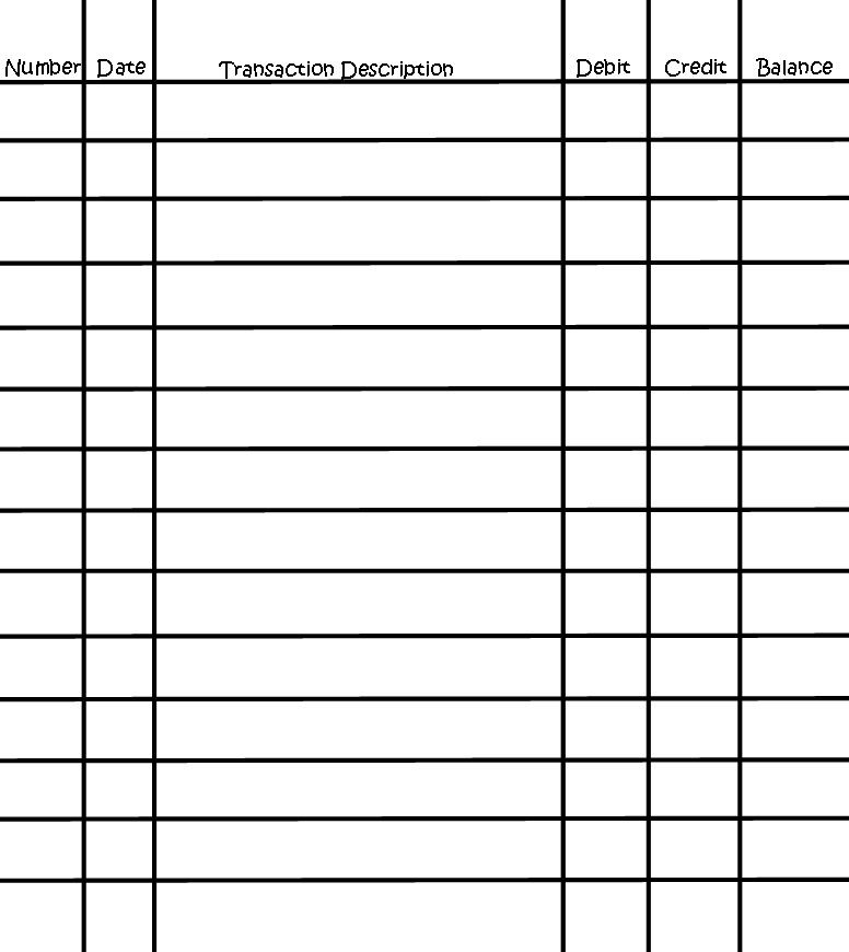 8 1 2 X 11 Check Register Printable