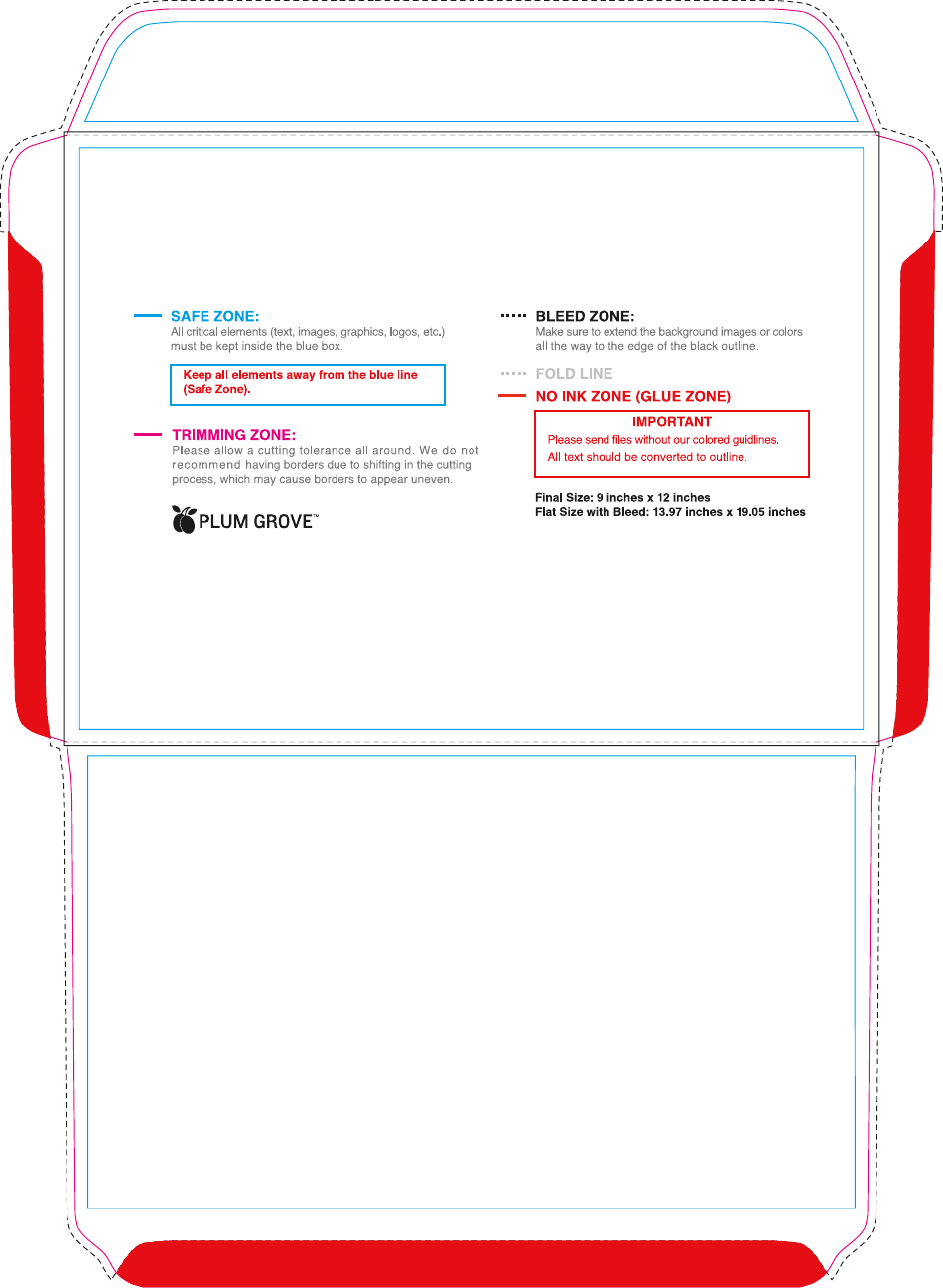 9 39 X 12 39 Envelope Template Download Printable PDF Templateroller