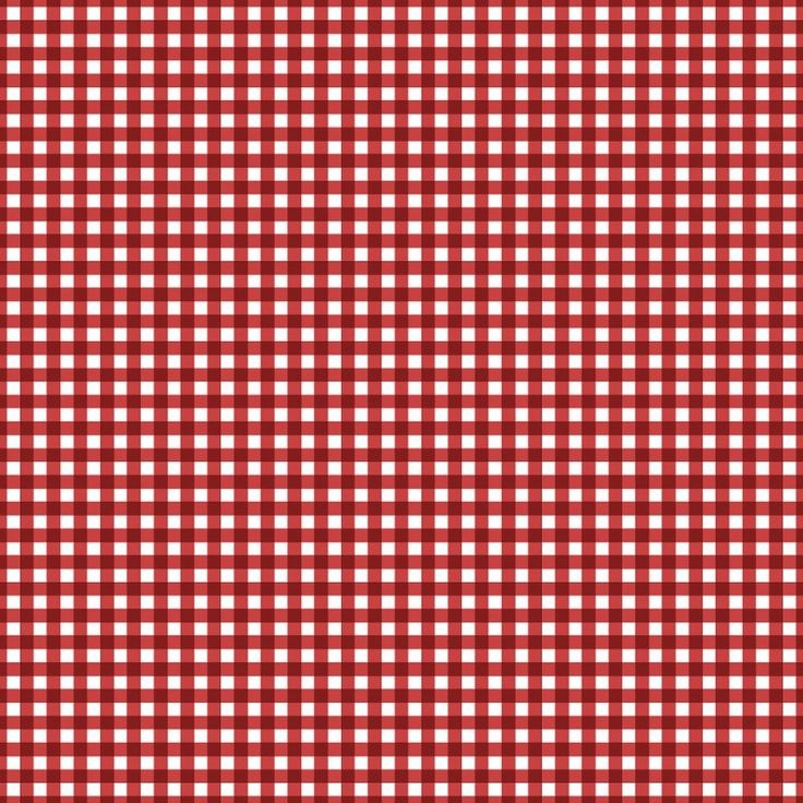 A Red And White Checkered Table Cloth
