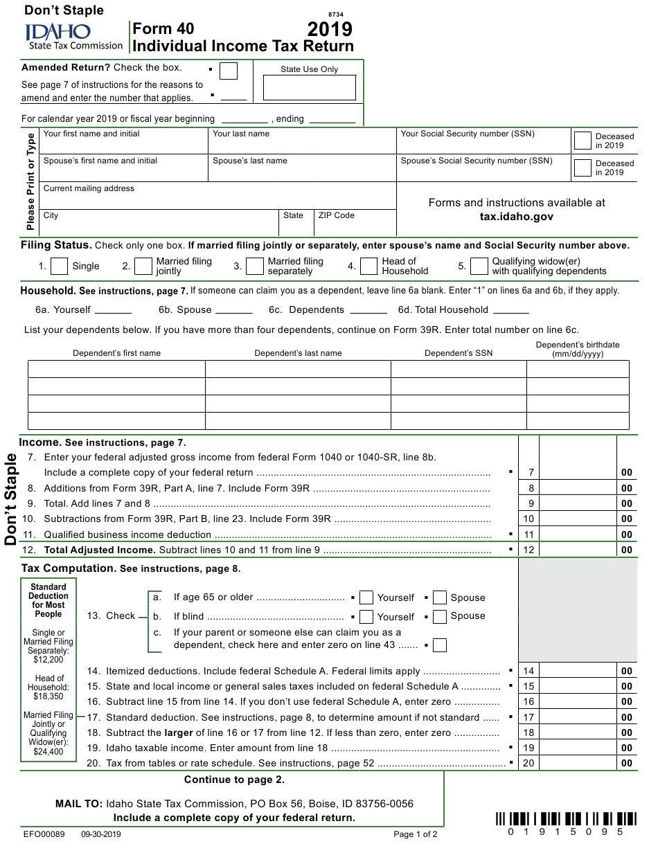 Alabama Income Tax Form 40 Printable Printable Forms Free Online Alabama Income Tax Form 40 Printable Printable Forms Free Online
