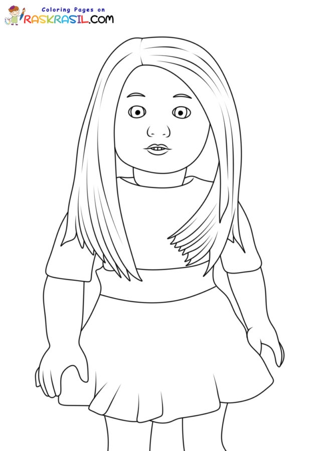 American Girl Doll Coloring Pages