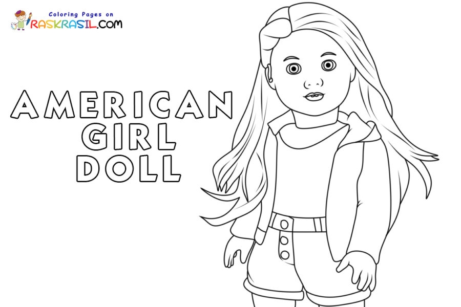 American Girl Doll Coloring Pages