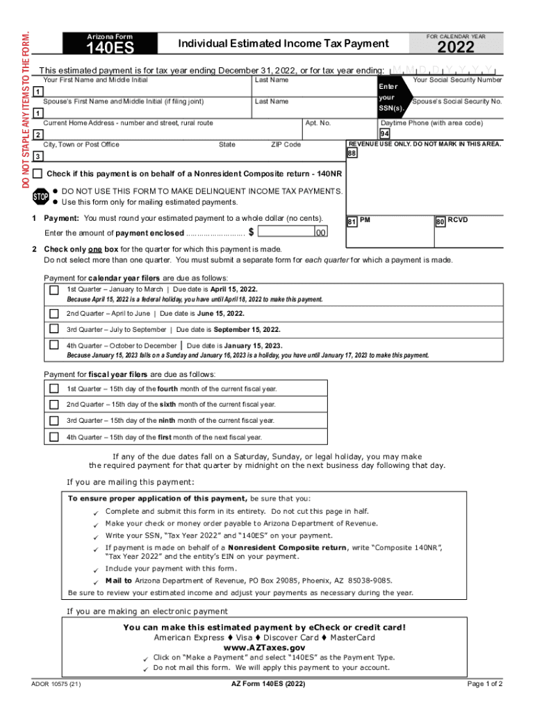 Arizona Free Fillable Tax Forms Printable Forms Free Online