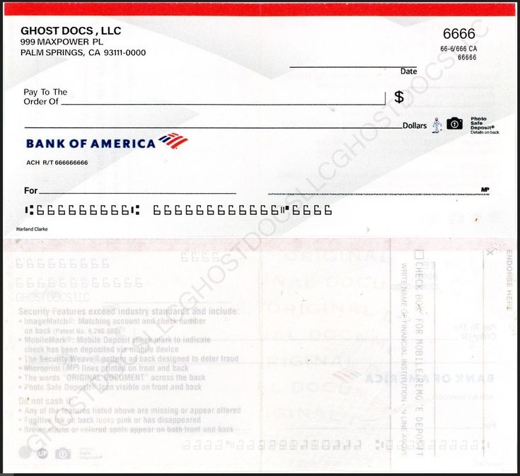 Bank Of America Printable Checks Prntbl concejomunicipaldechinu gov co
