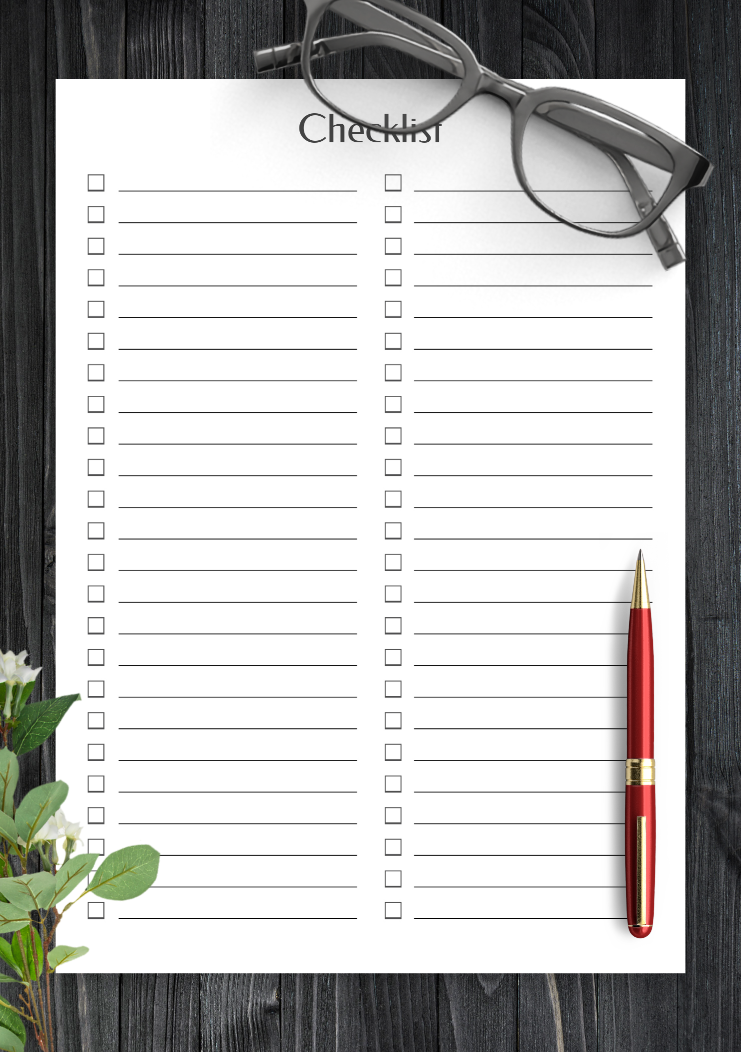 Blank List Printable Printable Word Searches