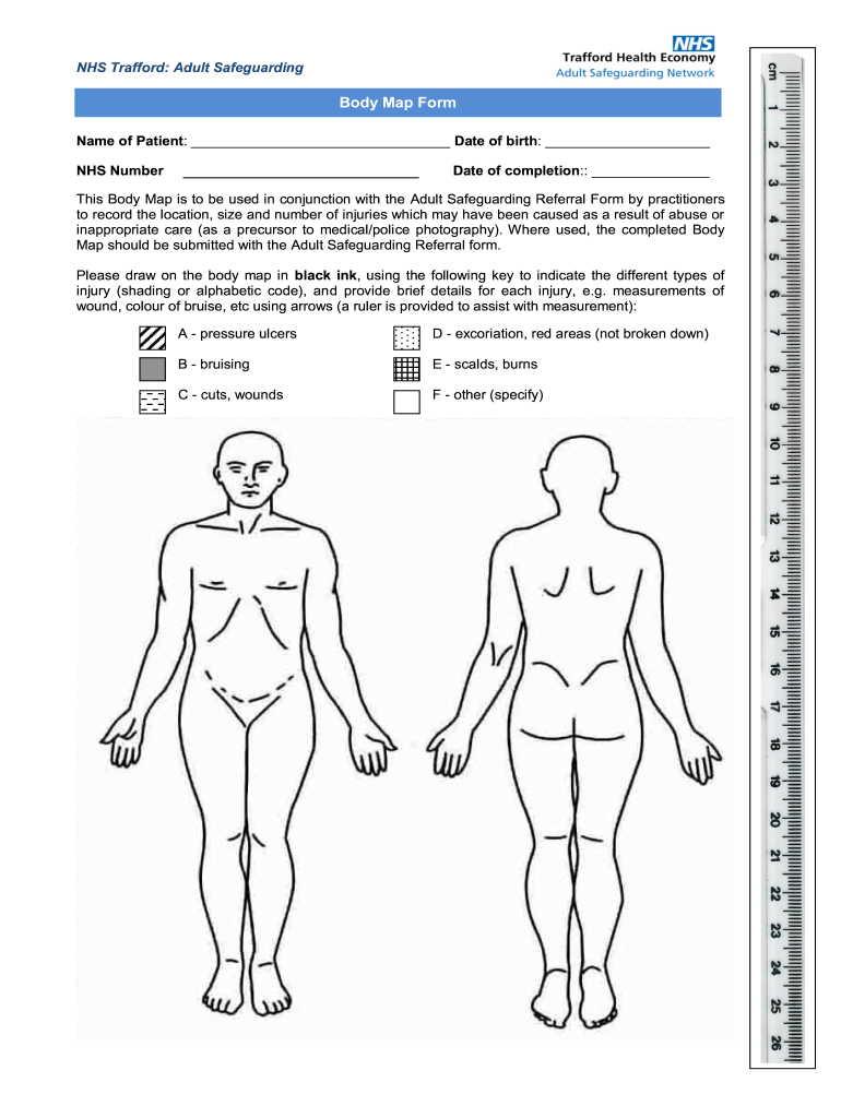 Body Map Template Fill Out Sign Online DocHub