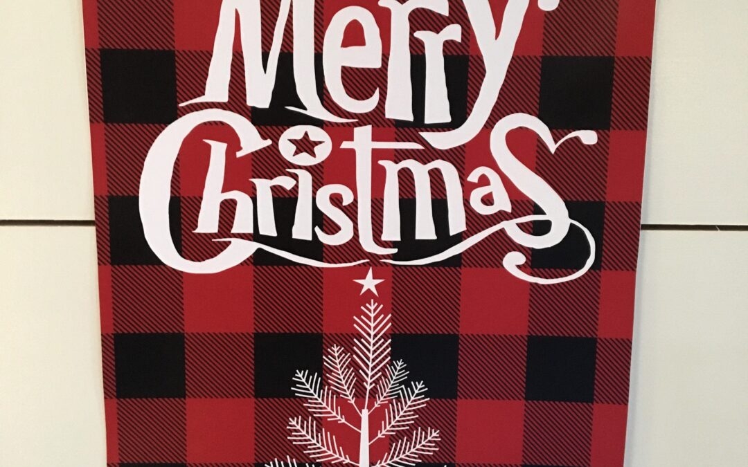 Buffalo Check Free Printable Merry Christmas Wilshire Collections