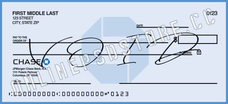 Chase Voided Check Download New Editable PSD Templates