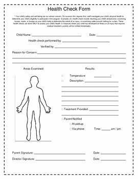 Daily Body Check Form Yahoo Image Search Results