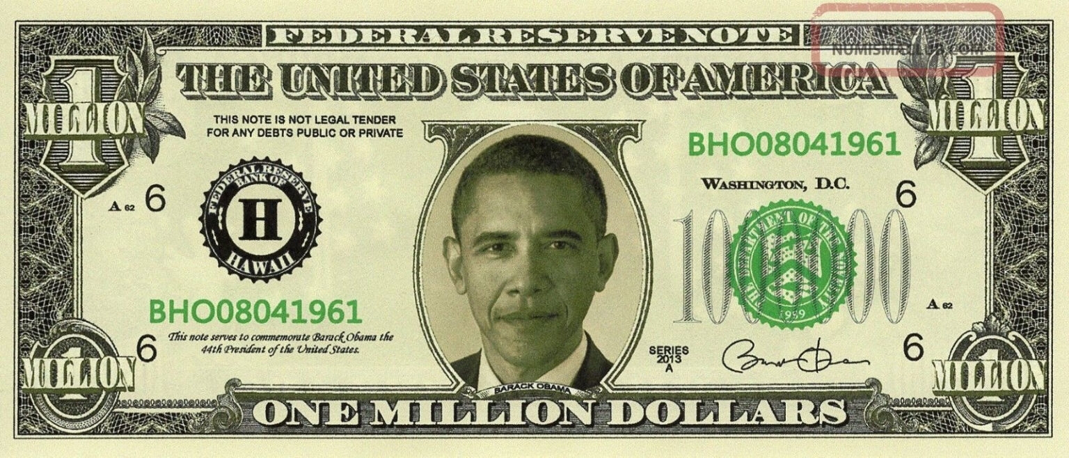 Details About 50 Traditional Million Dollar Bills Fun Novelty Rossy 