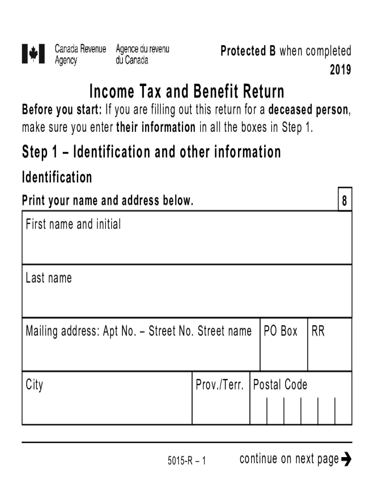 Fillable Online Tax Forms For 2020 Canadian Income Tax Return Forms 