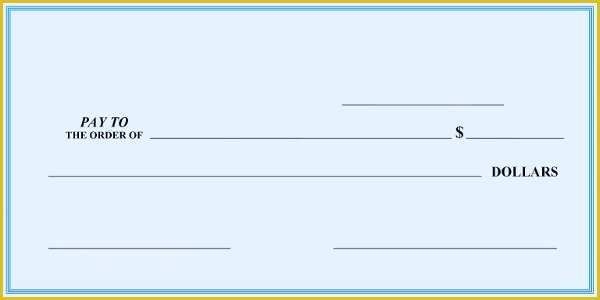 Free Blank Check Template Pdf Of 7 Best Of Big Check Template Printable 