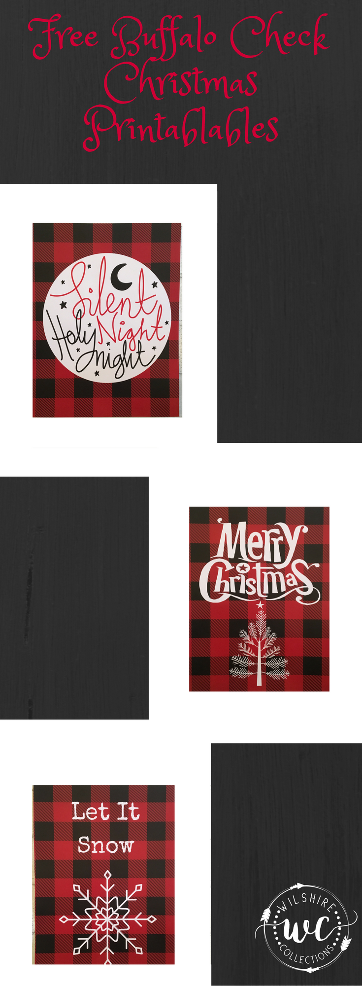 FREE Buffalo Check Christmas Printables My Gift To You This Year 