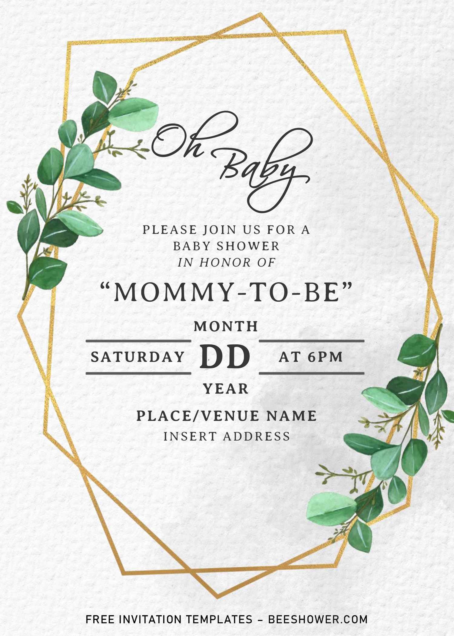 Free Printable Baby Shower Invitation Templates Vrogue co