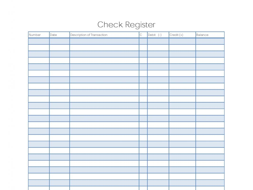Free Printable Check Register Template Printable Forms Free Online