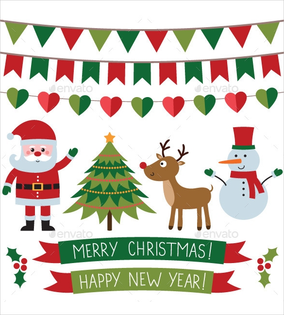 Free Printable Christmas Pennant Banner Free Templates Printable