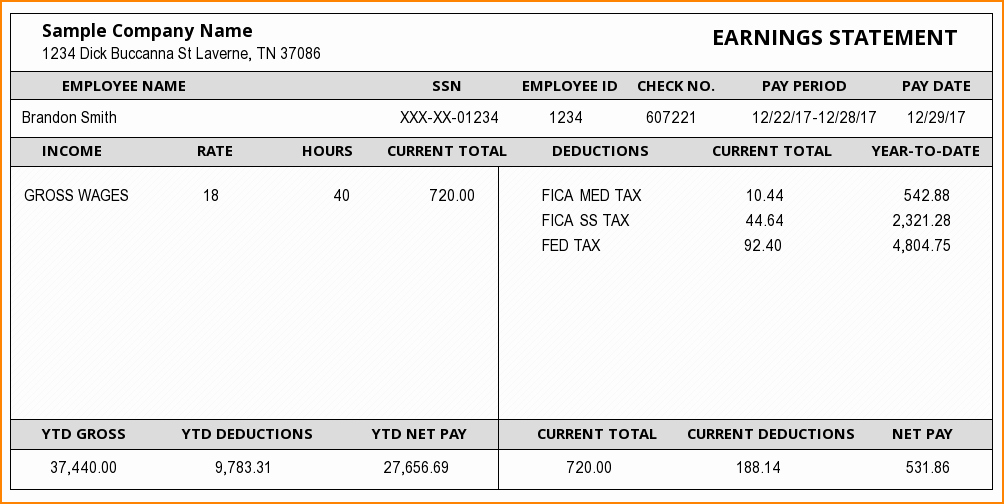 Free Printable Pay Stub Maker Printable Templates Free