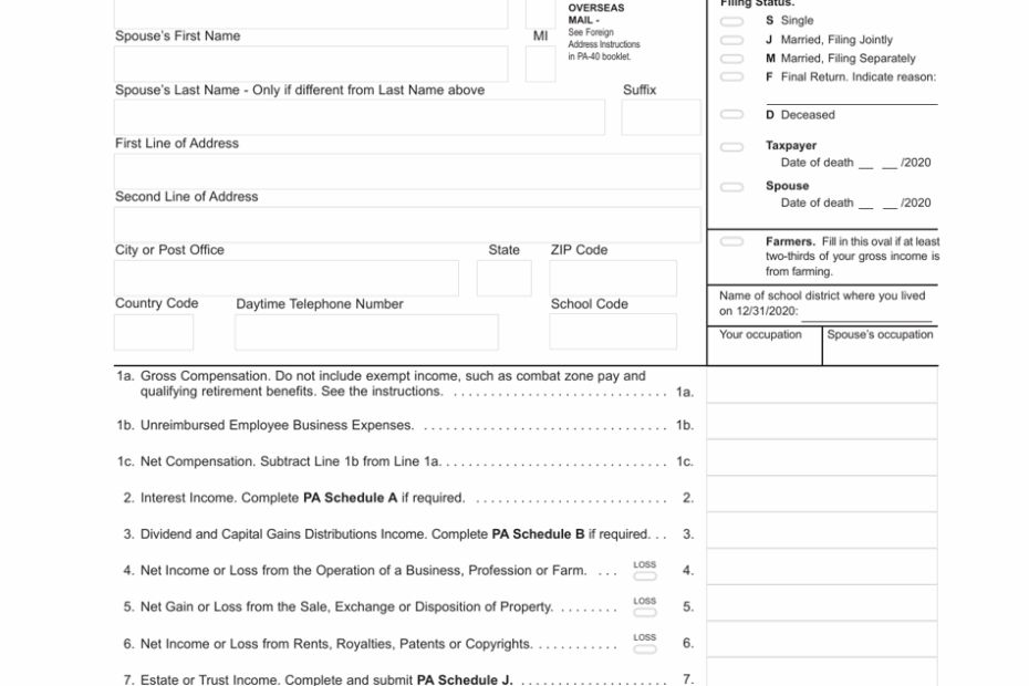 Free Printable State Income Tax Forms Printable Forms Free Online