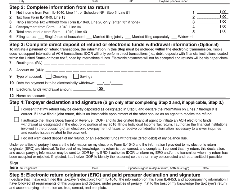 Illinois State Income Tax Form For Trusts Printable Printable Forms