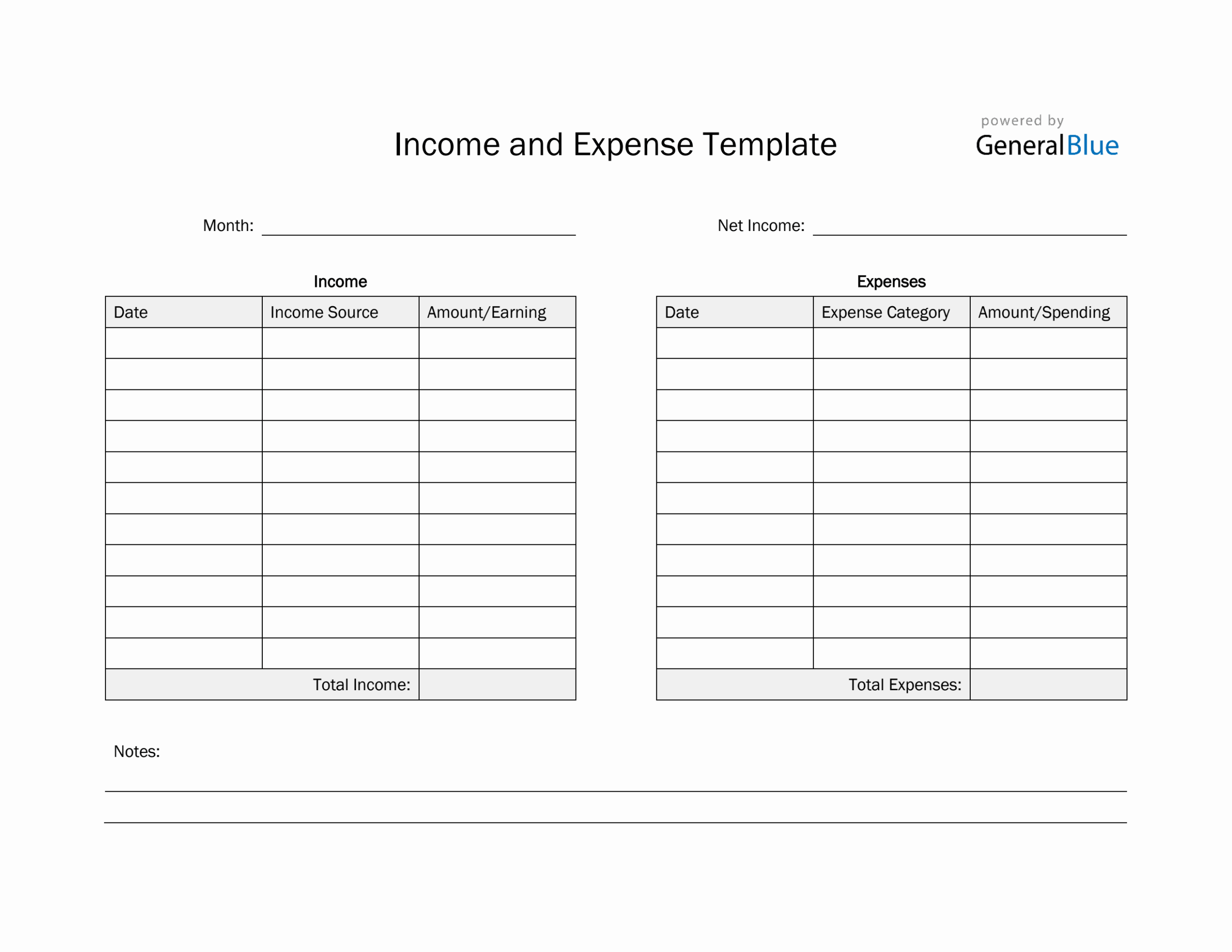Income And Expense Tracking Worksheet Worksheets Library