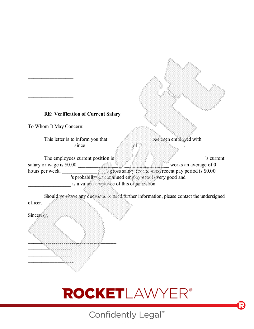 Income Verification Letter Template Free Printable Uk Infoupdate