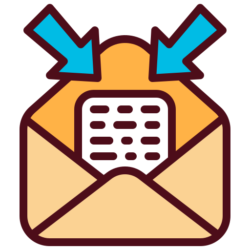 Incoming Mail Generic Outline Color Icon