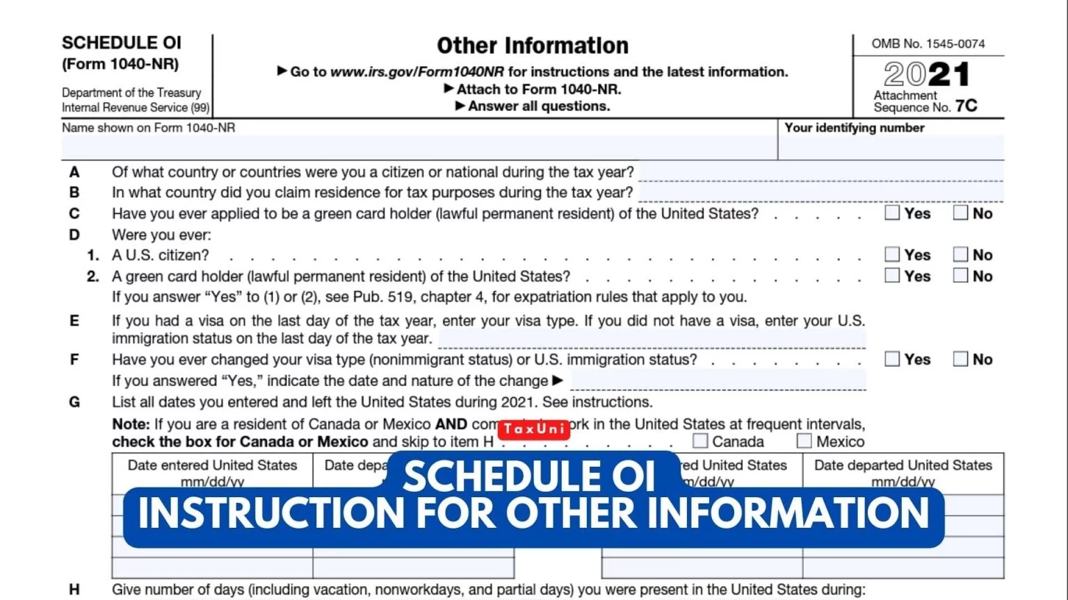 Instructions To Schedule E