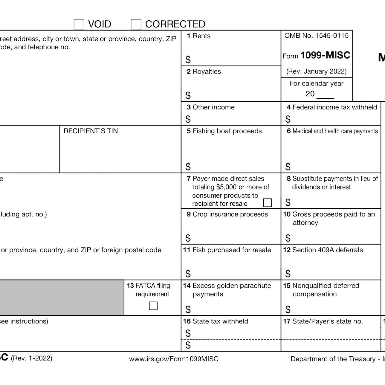 Irs 1099 Printable Form Printable Forms Free Online