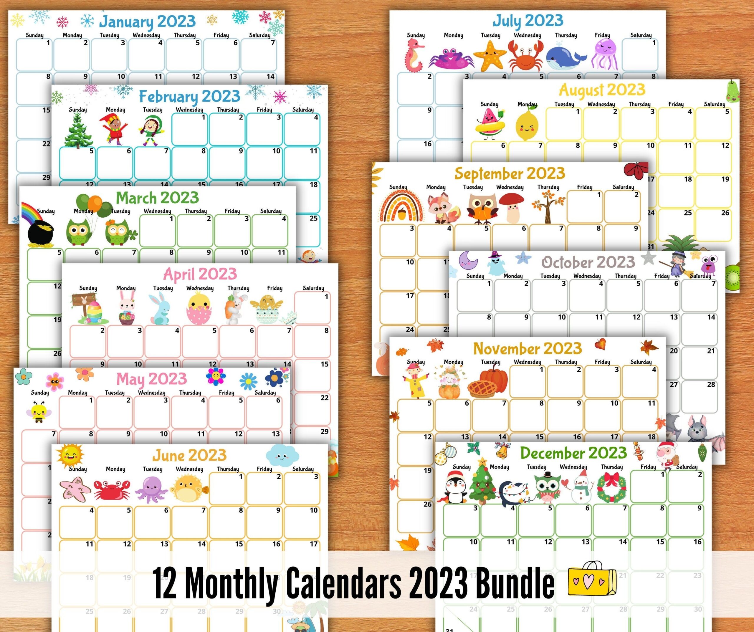 Kids Printable Calendar Printable Calendars AT A GLANCE