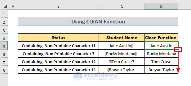 List Of Non Printable Characters In Excel Printable Online