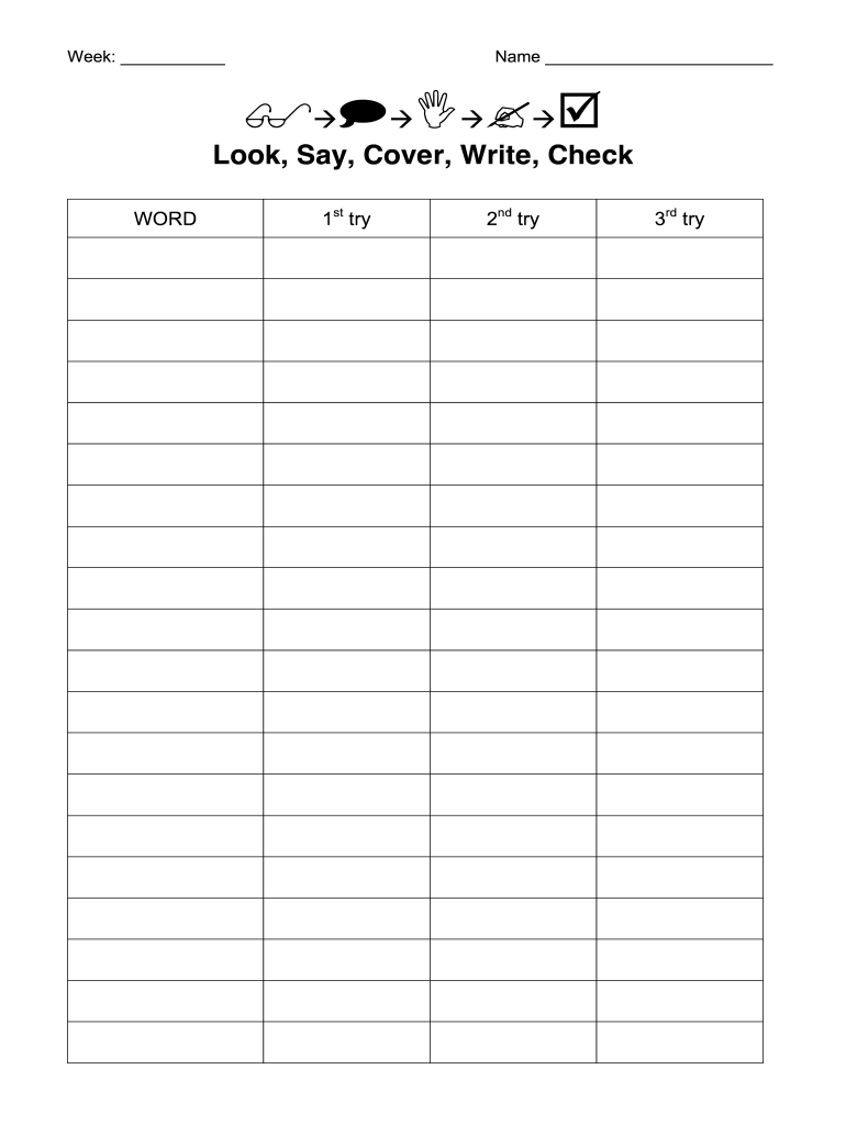Look Say Cover Write Check Template Pdf Free Fill Out Sign Online 