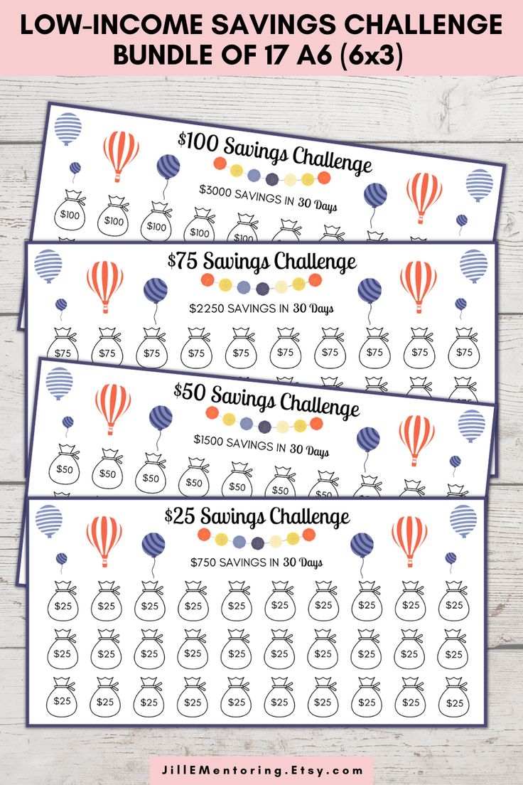Low Income Savings Challenge Printable Printable Word Searches