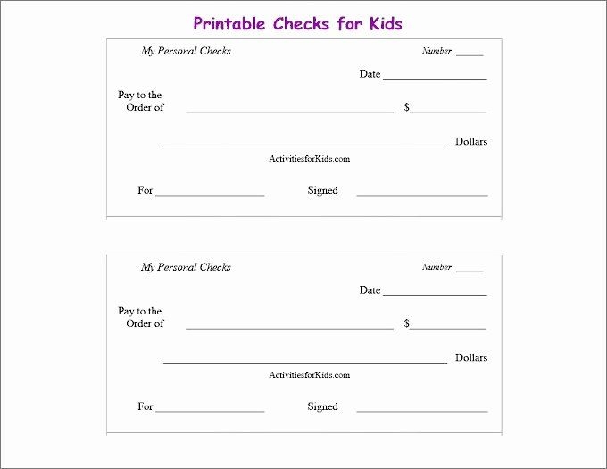 Microsoft Word Downloadable Printable Fillable Blank Check Template