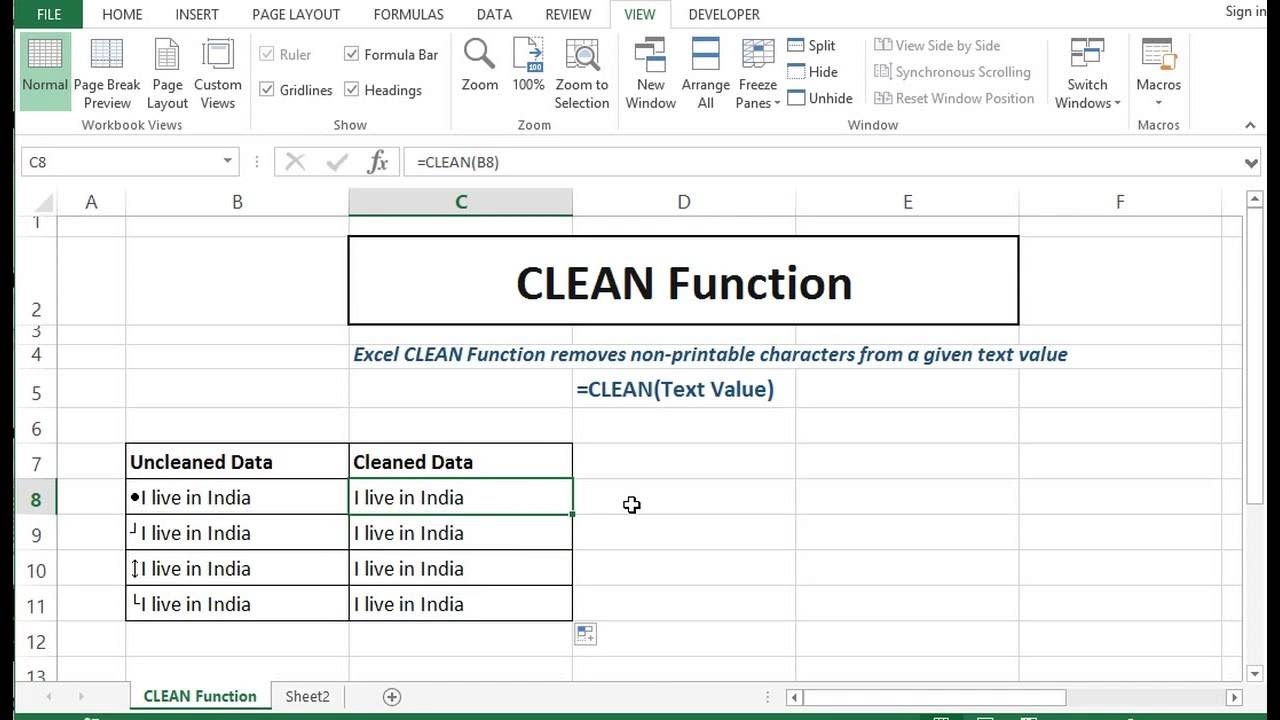 Non Printable Characters In Excel Printable Online