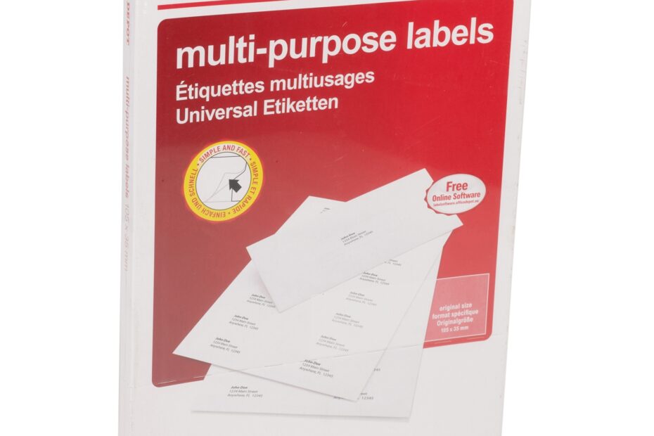 Office Depot Printable Sticker Paper