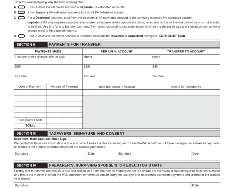 Pa State Income Tax Form 2023 Printable Forms Free Online