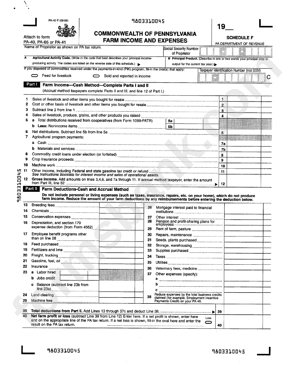 Pa State Income Tax Forms Printable Printable Forms Free Online