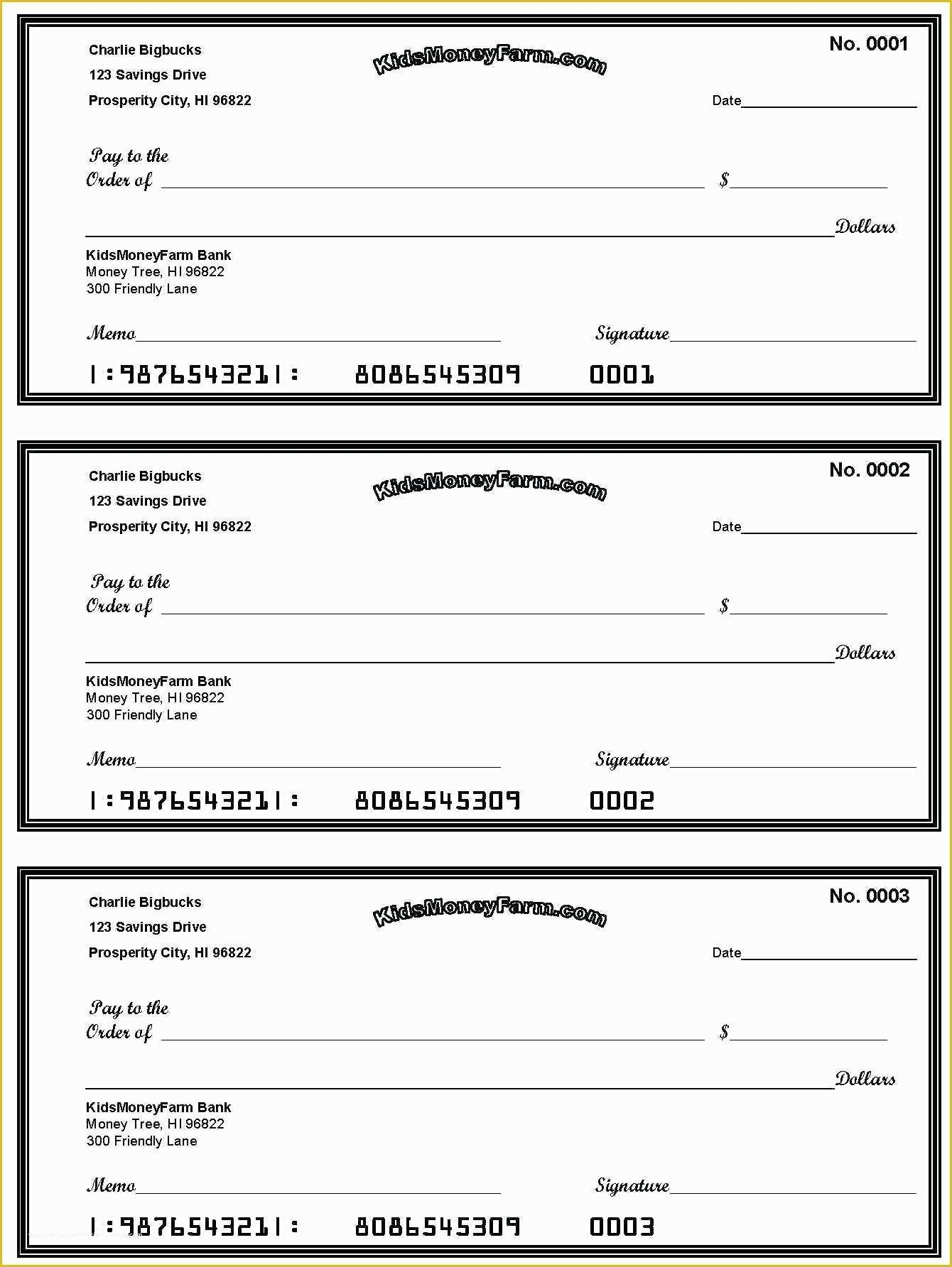 Print Checks On Blank Check Papers
