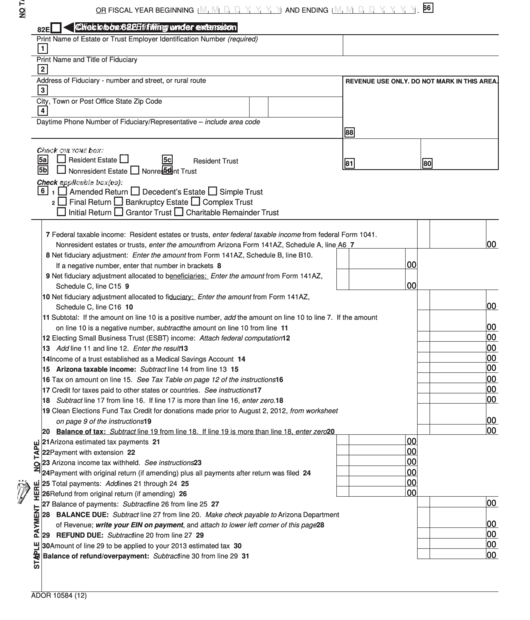 Printable Arizona State Tax Forms Printable Forms Free Online