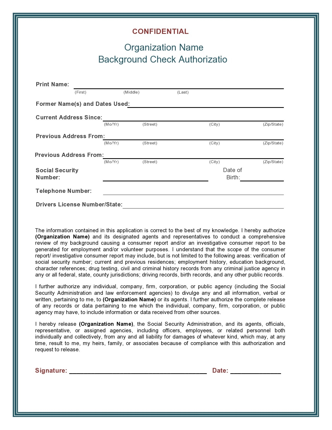 Printable Background Check Form Utah Printable Forms Free Online
