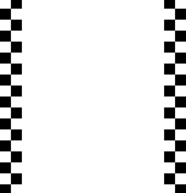 Printable Black And White Checkered Page Border