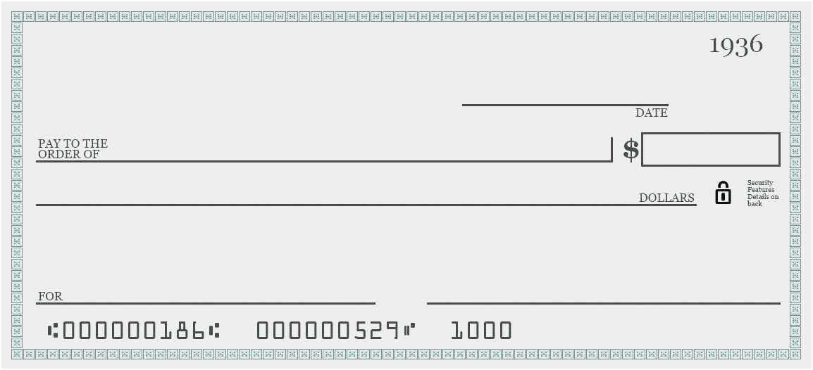 Printable Blank Cashiers Check Printable Word Searches
