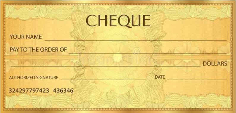 Printable Blank Check Template