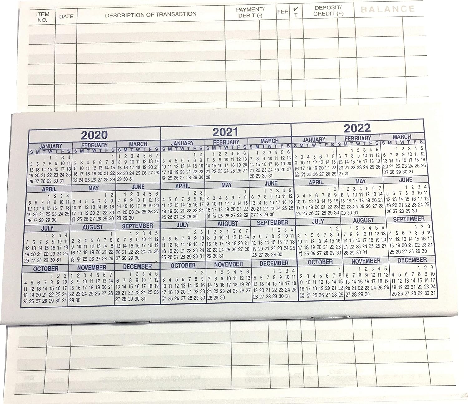 Printable Checkbook Register Calendar Historytaste