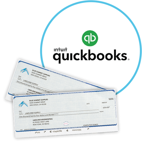 Printable Checks For Quickbooks Inkjet Edumopla