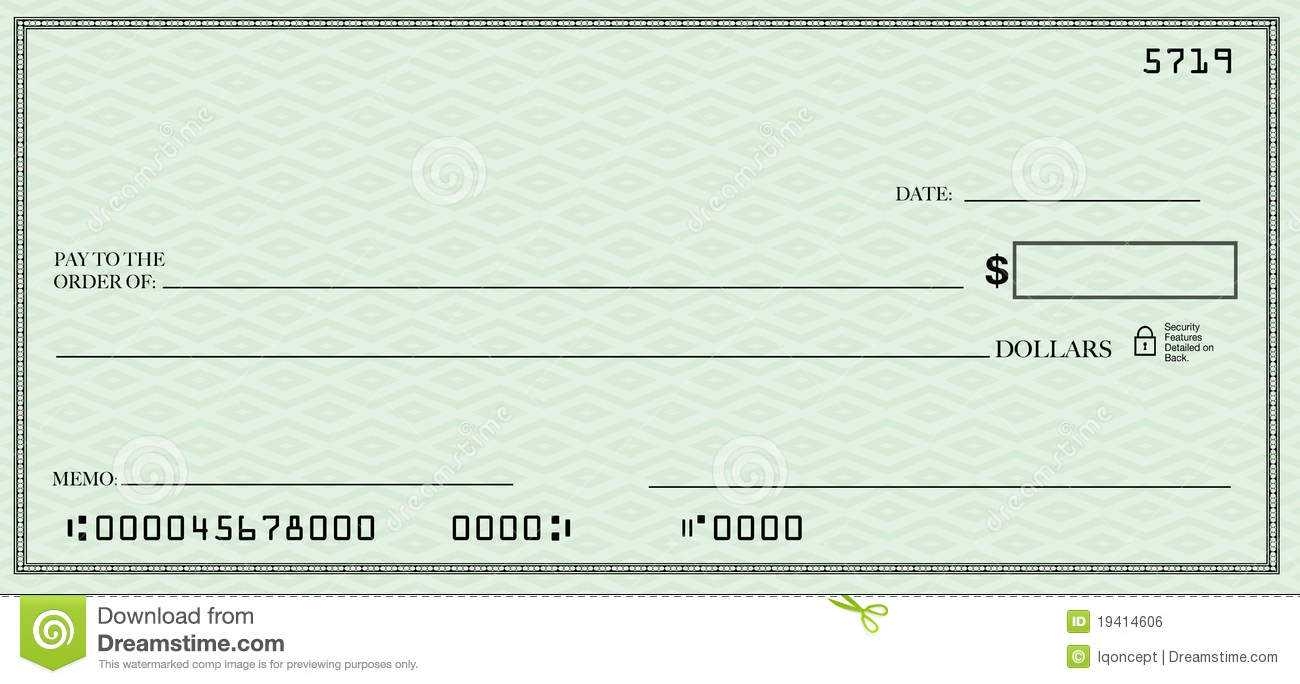 Printable Fillable Blank Check Template Blank Printable