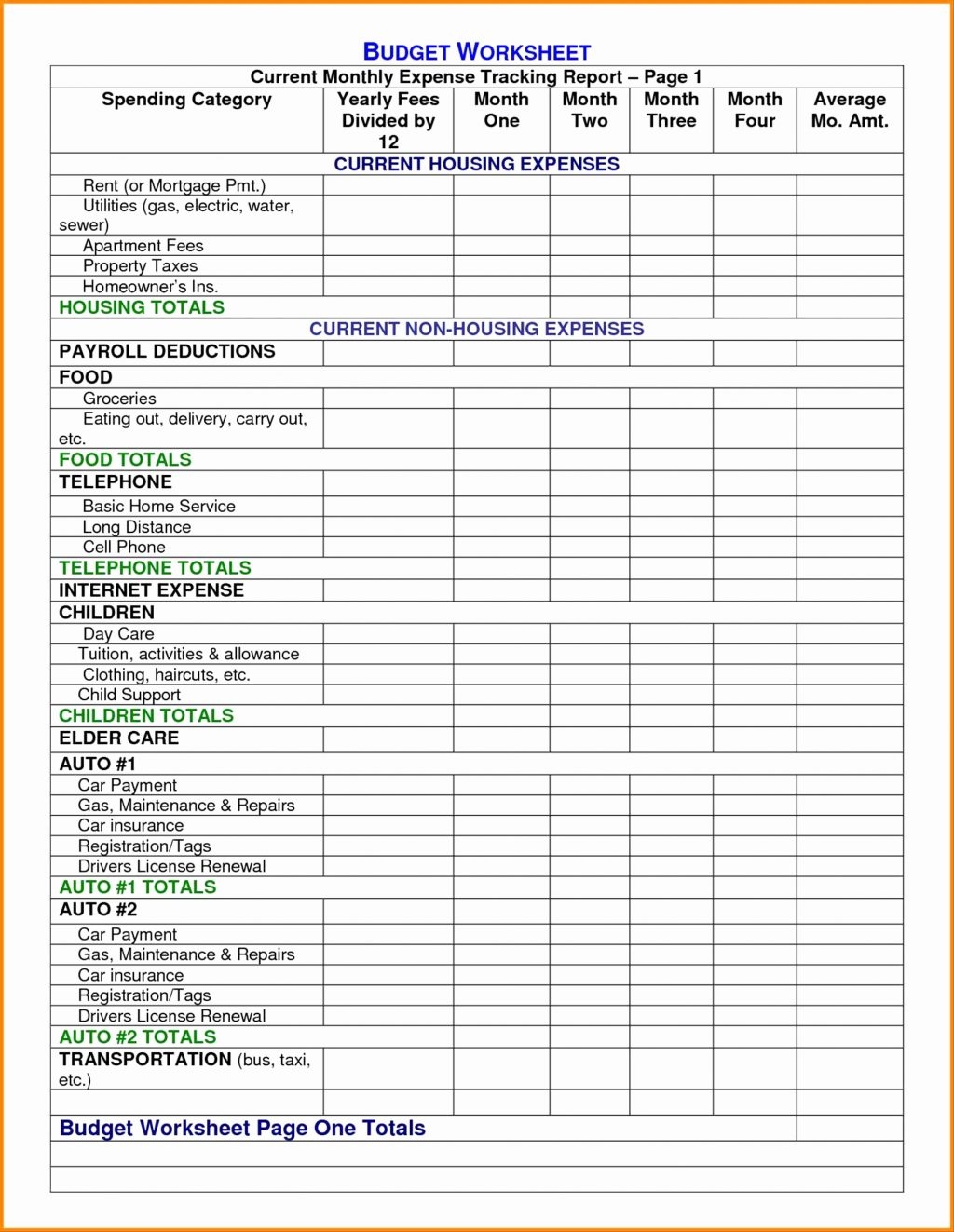 Printable Hair Stylist Income Spreadsheet Printable Word Searches